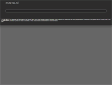 Tablet Screenshot of merco.nl